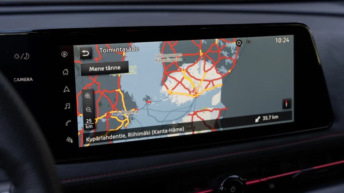Nissan ariya nismo centre display toimintasade 2025