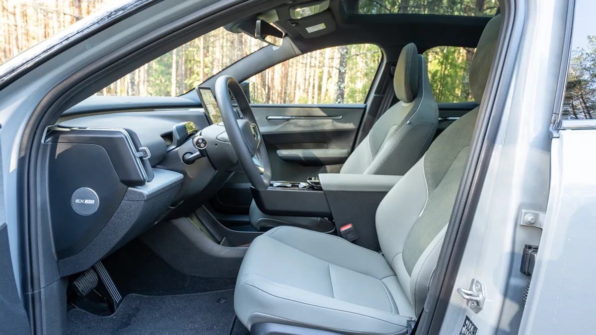 Volvo EX30 cross country cabin from the side 2025