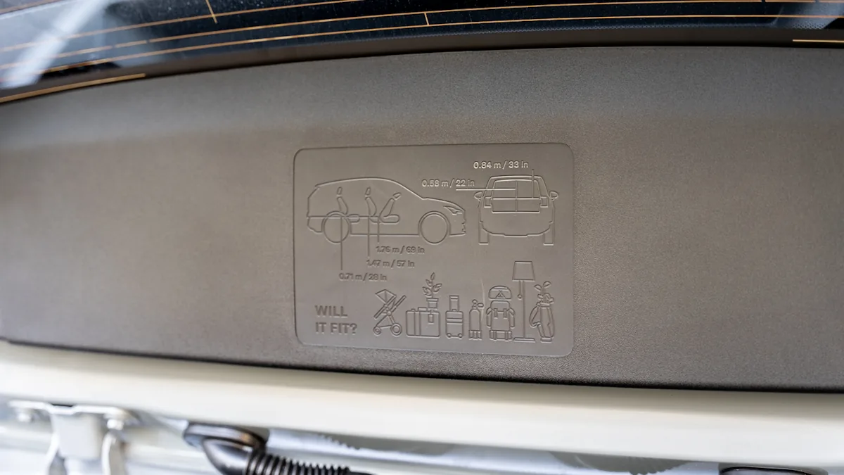 Volvo EX30 cross country cargo fit comparison table 2025